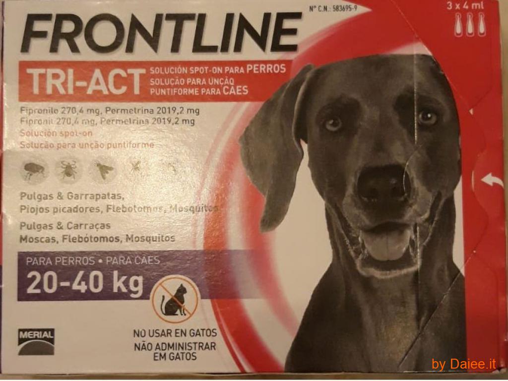 Frontline tri-act cani 5-10kg nuovo