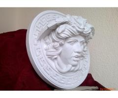 Il mito di Medusa, scultura con diametro di 23 cm