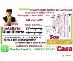 Tenda da interno Montaggio 39 euro Roma
