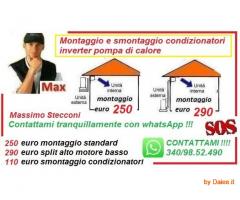 Montaggio condizionatore Ardea colle Romito e litorale