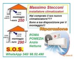 Montaggio condizionatore Torvaianica Pomezia