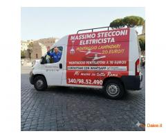 Montaggio plafoniere led Roma Eur