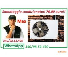 MONTAGGIO CONDIZIONATORE CON 180 EURO TUTTO INCLUSO